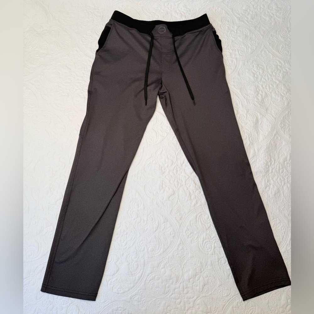 Hylete Men's Charcoal Heather Drawstring Athletic Sweatpants Size Medium